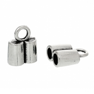 Eindkap dubbel  koord 5mm